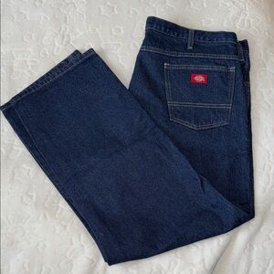 Dickies Dark Blue Straight Jeans 40x30